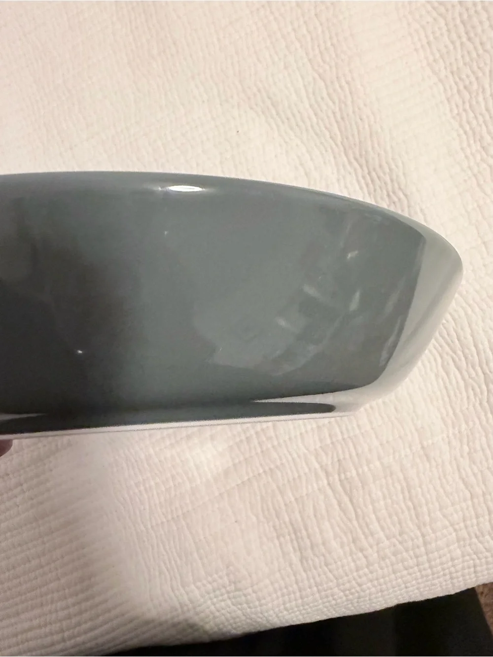 Crate&Barrel Hue Dark Grey Low Pasta Bowl by Aaron Probyn, Set of 4, SKU 673-082